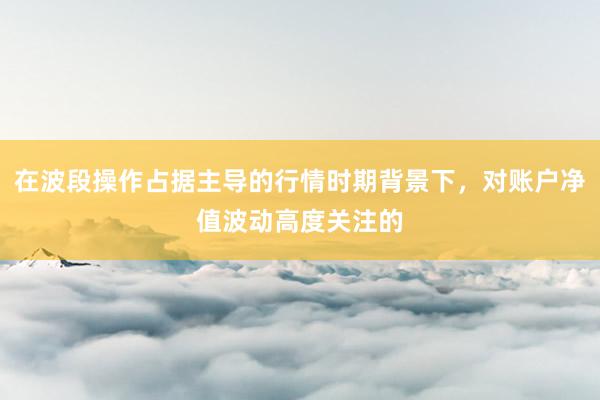 在波段操作占据主导的行情时期背景下，对账户净值波动高度关注的